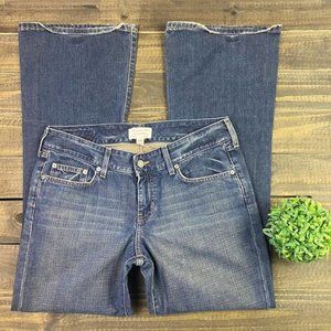 Abercrombie & Fitch Mid Rise Boot Cut Jeans Women's Size 8 Reg. Denim Jeans